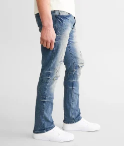 Smoke Rise® Slim Taper Stretch Jean Clairmont Blue Hot