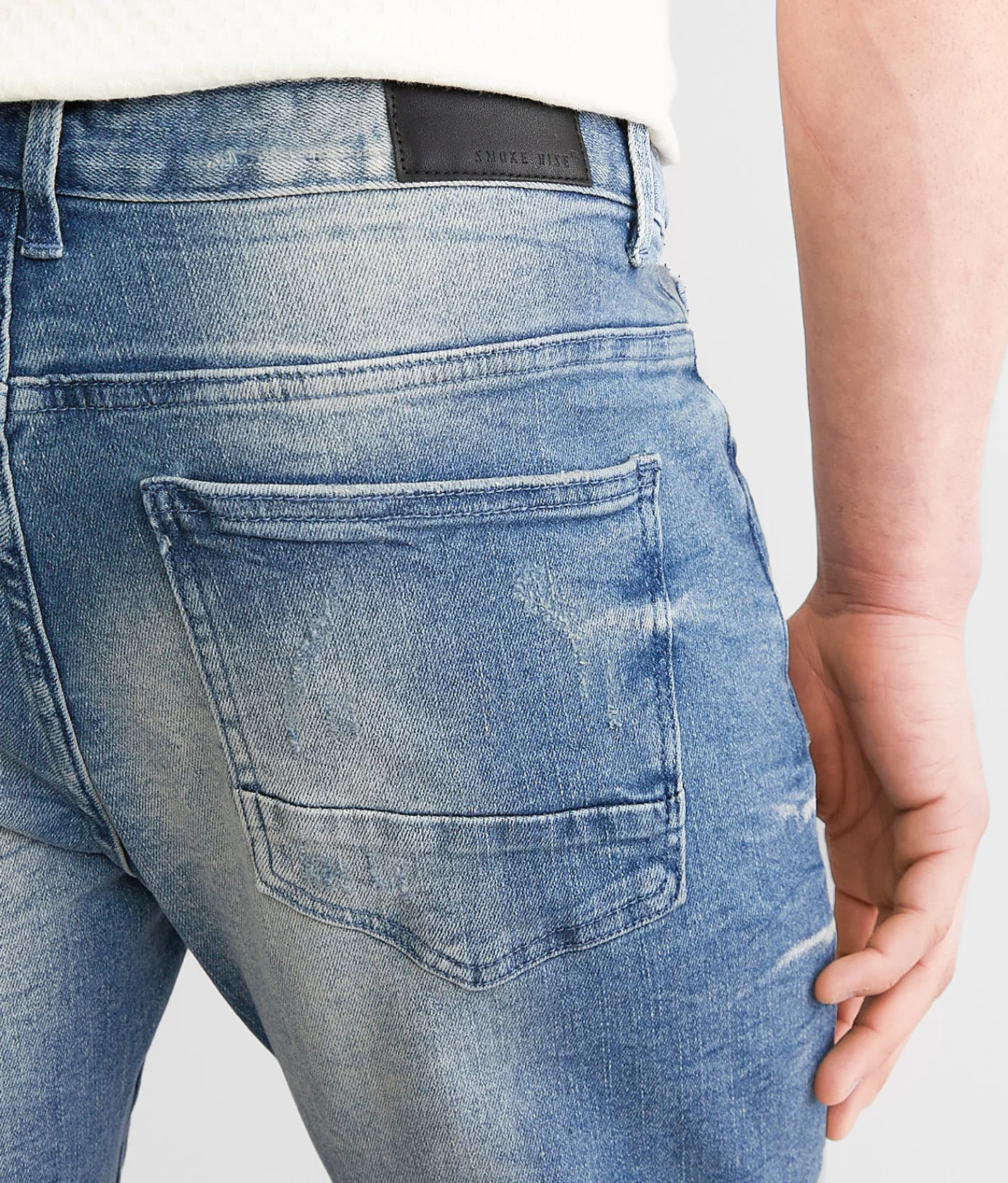 Smoke Rise® Slim Taper Stretch Jean Clairmont Blue Hot