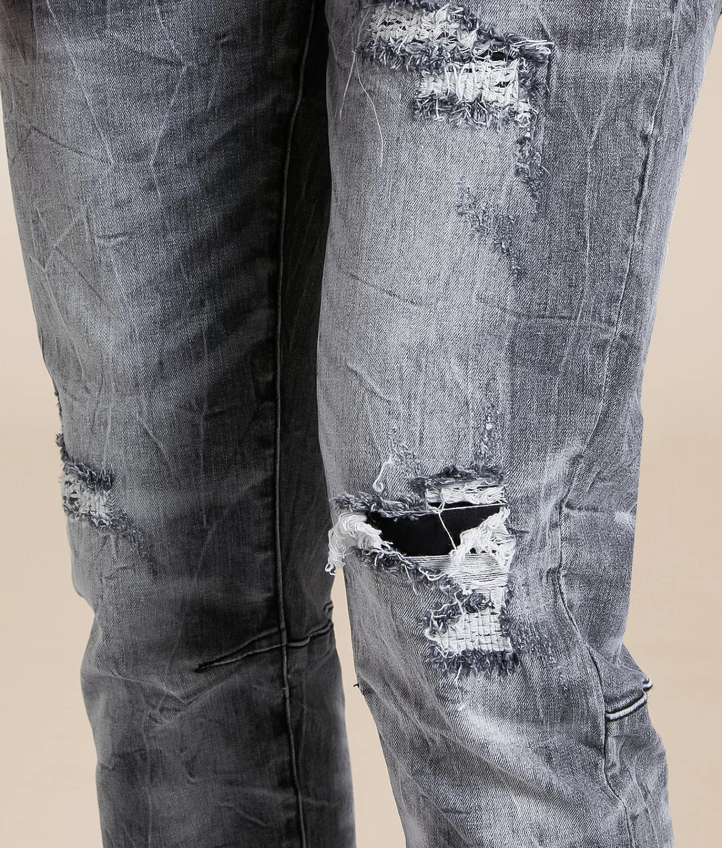 Smoke Rise® Slim Taper Stretch Jean Agate Grey Outlet