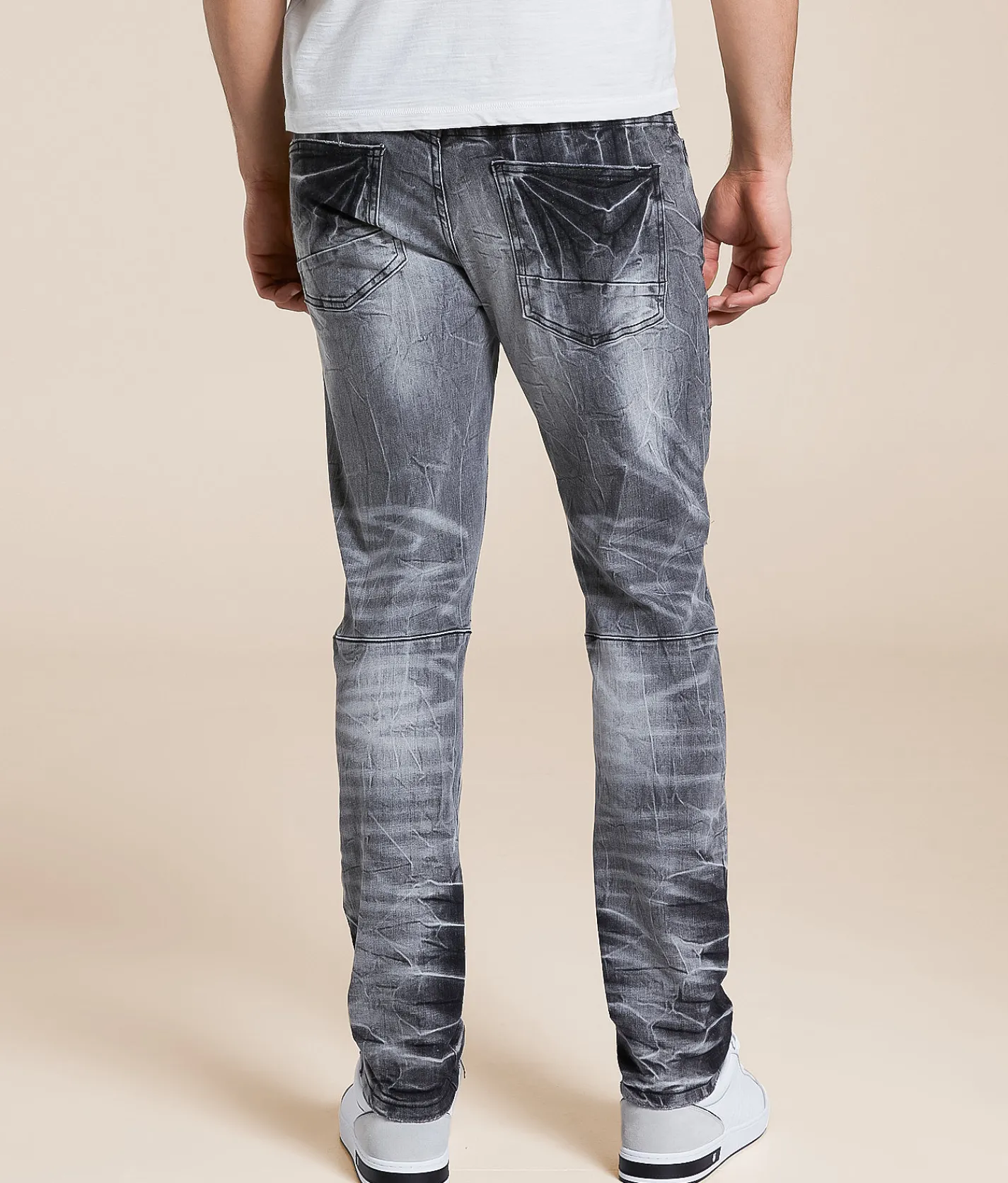 Smoke Rise® Slim Taper Stretch Jean Agate Grey Outlet
