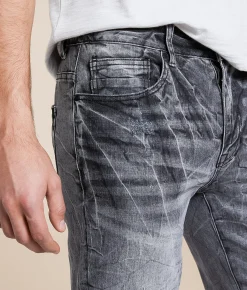 Smoke Rise® Slim Taper Stretch Jean Agate Grey Outlet