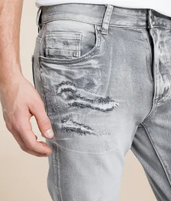 Jeans | Smoke Rise® Slim Taper Stretch Jean Radiant Grey