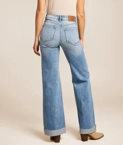 HIDDEN Sloane Comfort Flare Stretch Jean Cameron Point Hot