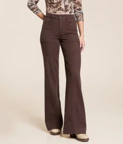 HIDDEN Sloane Comfort Flare Stretch Jean Dark Brown Best