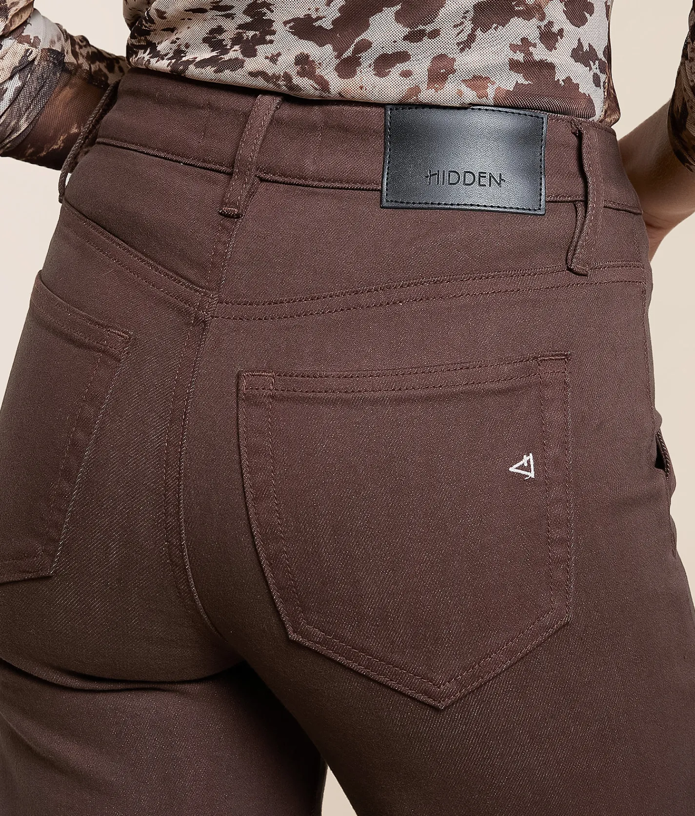 HIDDEN Sloane Comfort Flare Stretch Jean Dark Brown Best