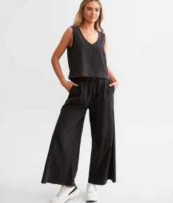 Tops | Z Supply Sloane Cropped Tank Top Iced Coffee