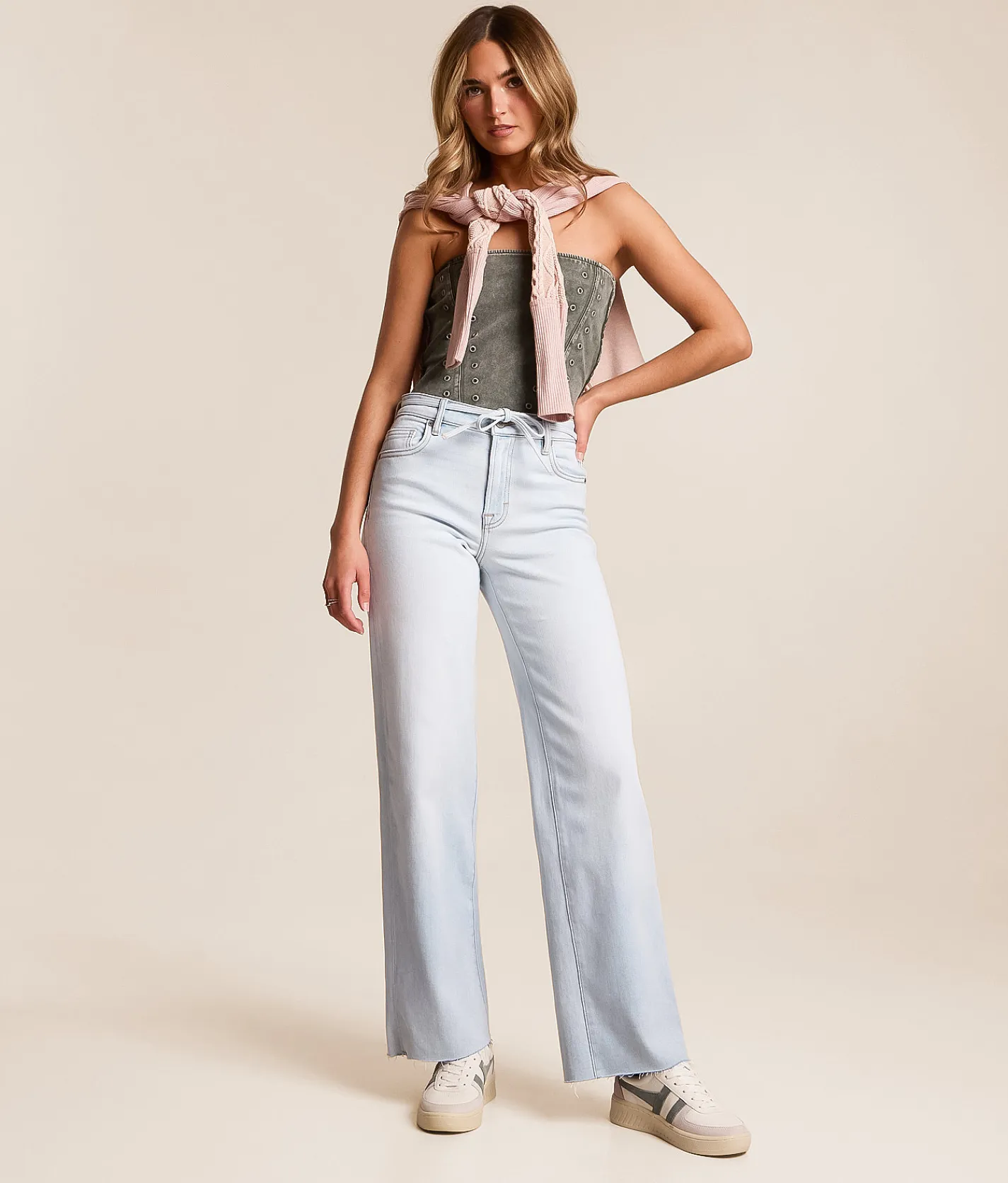 HIDDEN Sloane Dad Stretch Jean Playa Del Ray Outlet