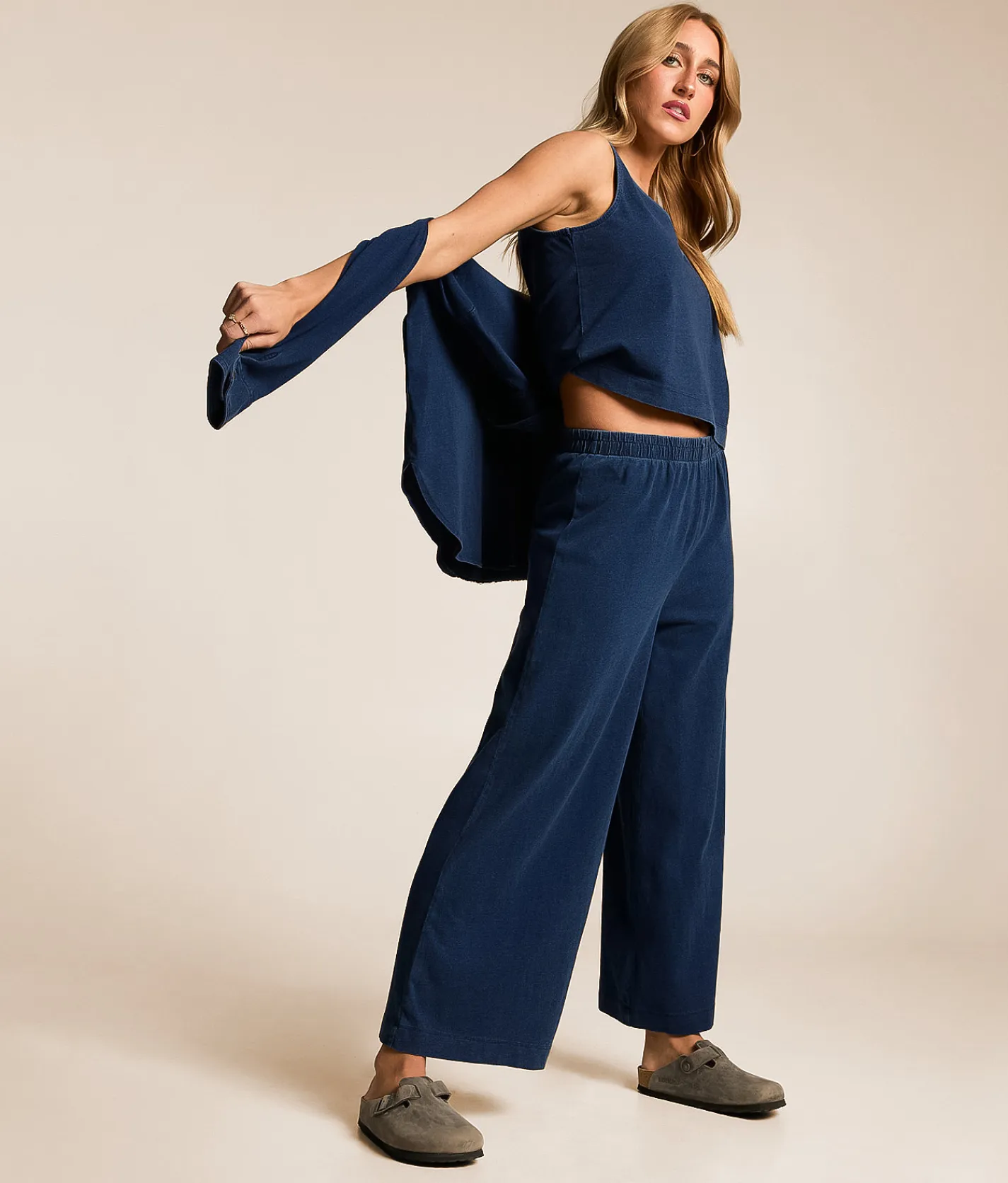 Z Supply Sloane Denim Tank Top Indigo New