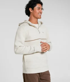 Maven Co-op Slope Quarter Zip Hoodie Pumice Stone Flint Gray New