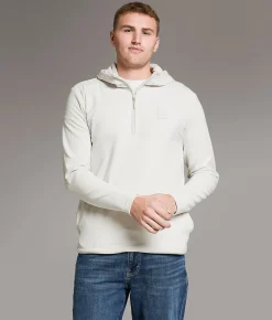 Maven Co-op Slope Quarter Zip Hoodie Salt Best