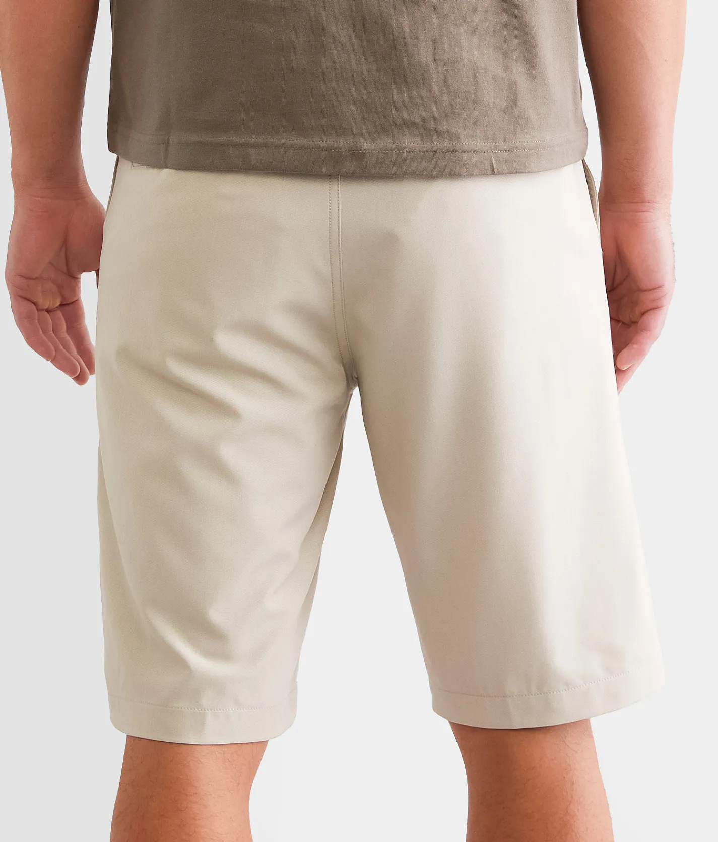 BKE Slter Hybrid Stretch Walkshort Silver Cloud Hot