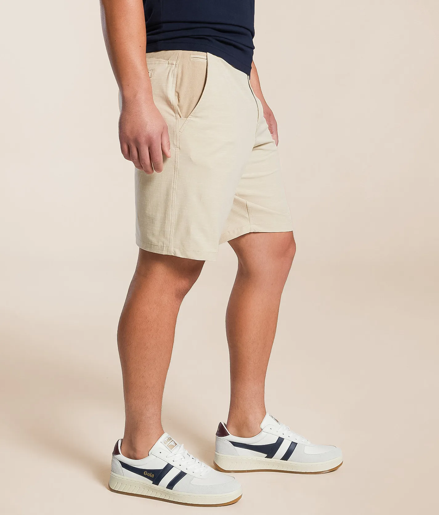 Bottoms|Activewear | Hurley Slub Drive Stretch Short Khaki