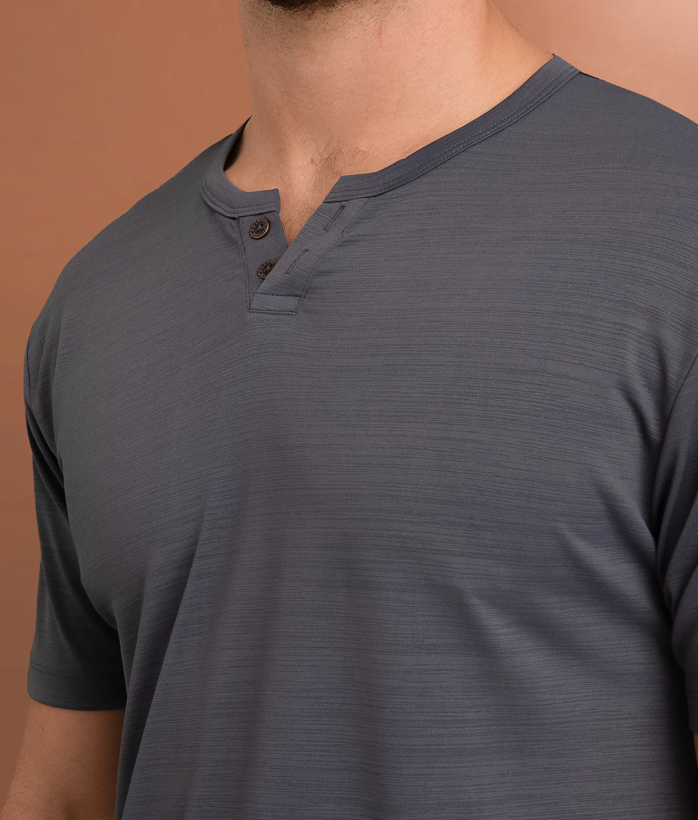 Tops | Outpost Makers Slub Henley Navy