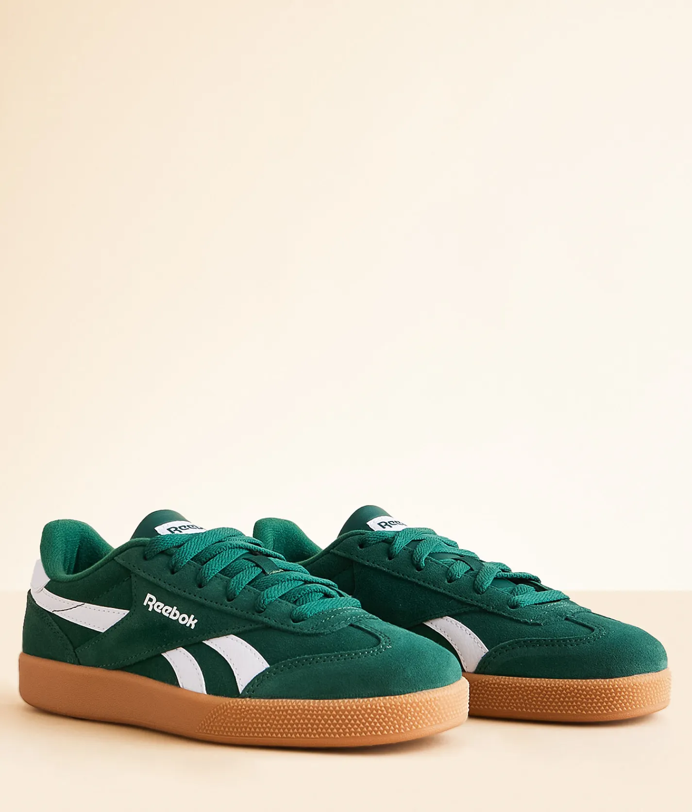 Shoes|Activewear | Reebok® Smash Edge Leather Sneaker Dark Green White Gum