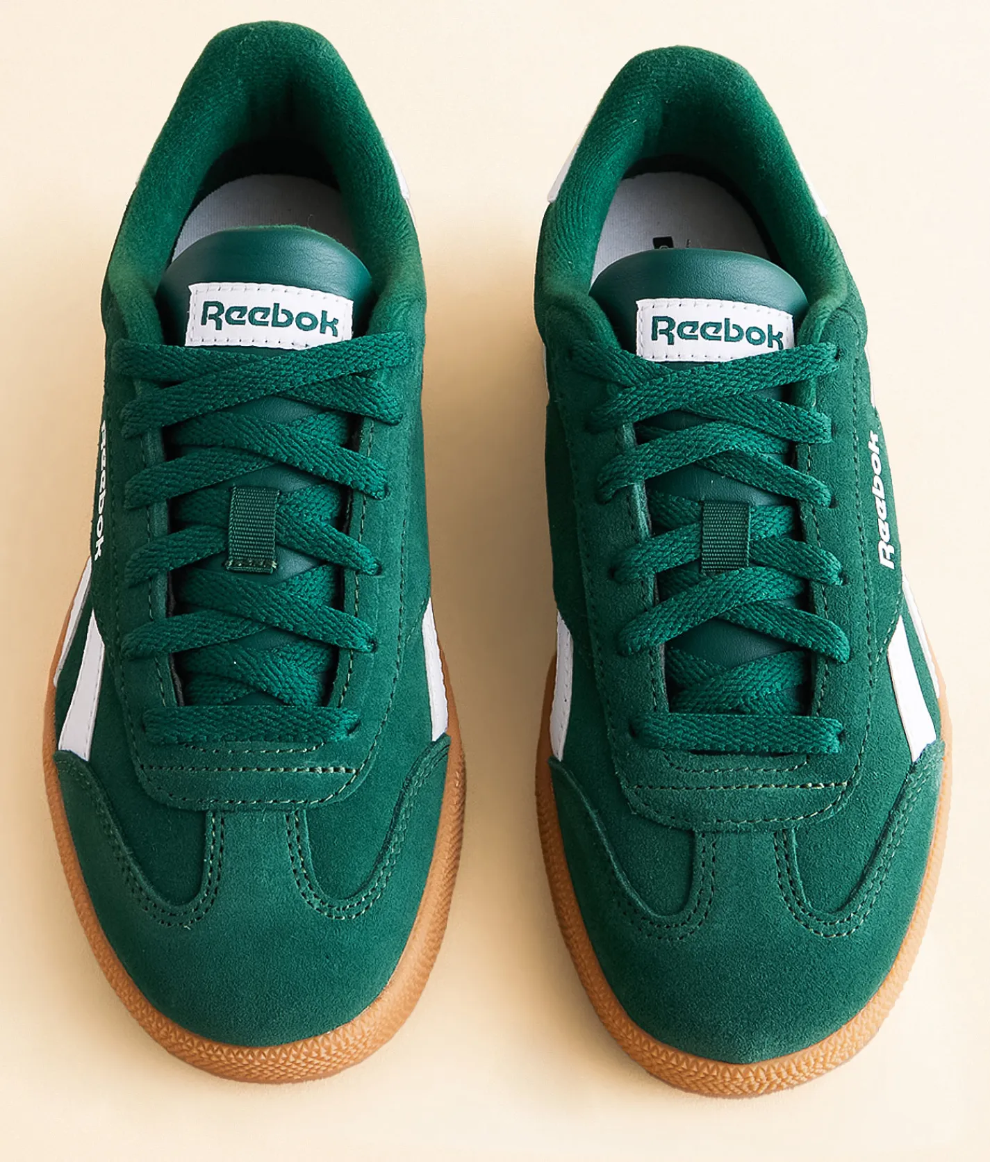 Shoes|Activewear | Reebok® Smash Edge Leather Sneaker Dark Green White Gum