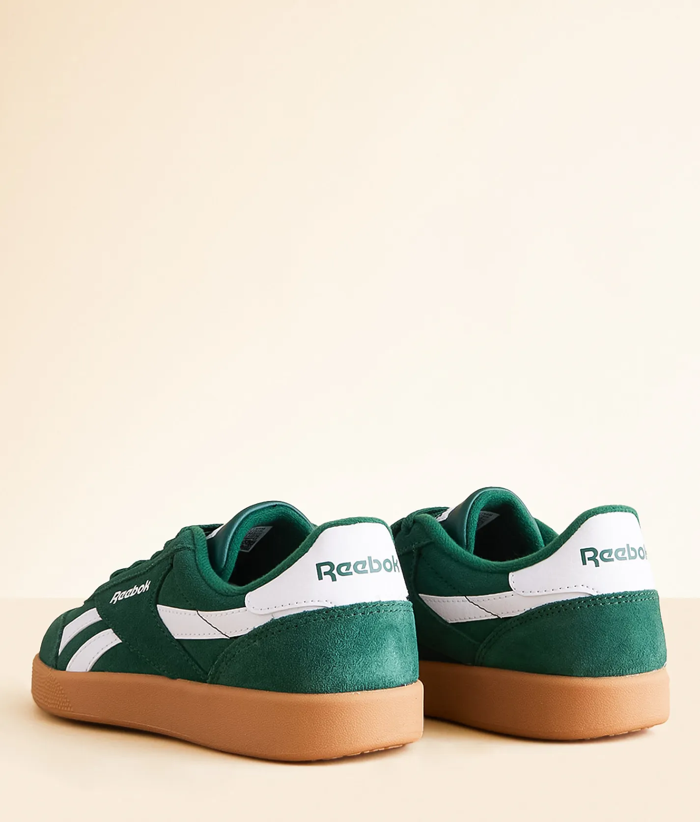 Shoes|Activewear | Reebok® Smash Edge Leather Sneaker Dark Green White Gum