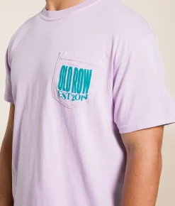 Old Row Smiley T-Shirt Orchid New