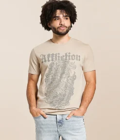 Tops|Graphic T-Shirts | Affliction Smoke & Halo T-Shirt Peyote