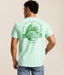 Old Row Smoke Em' If You Caught T-Shirt Island Reef New