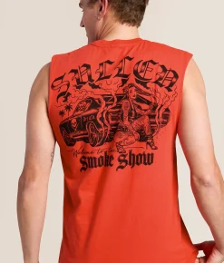 Tops | Sullen Smoke Show Tank Top Hibiscus