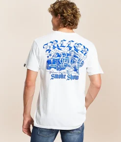 Sullen Smoke Show T-Shirt White Outlet