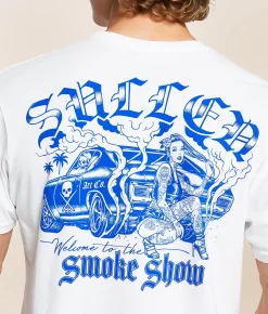 Sullen Smoke Show T-Shirt White Outlet