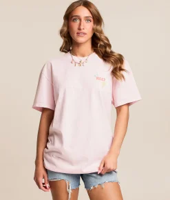 Reef Snake T-Shirt Pale Lilac Mineral Wash Clearance