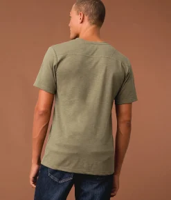Tops | Outpost Makers Snap Henley Vetiver