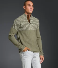 Tops | Outpost Makers Snap Henley Sweater Vetiver