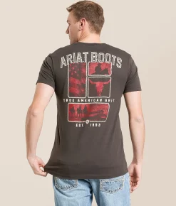 Tops|Graphic T-Shirts | Ariat Snapshot Grit T-Shirt Vintage Black