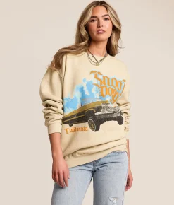 Tops | Bravado Snoop Dogg Band Oversized Pullover Natural