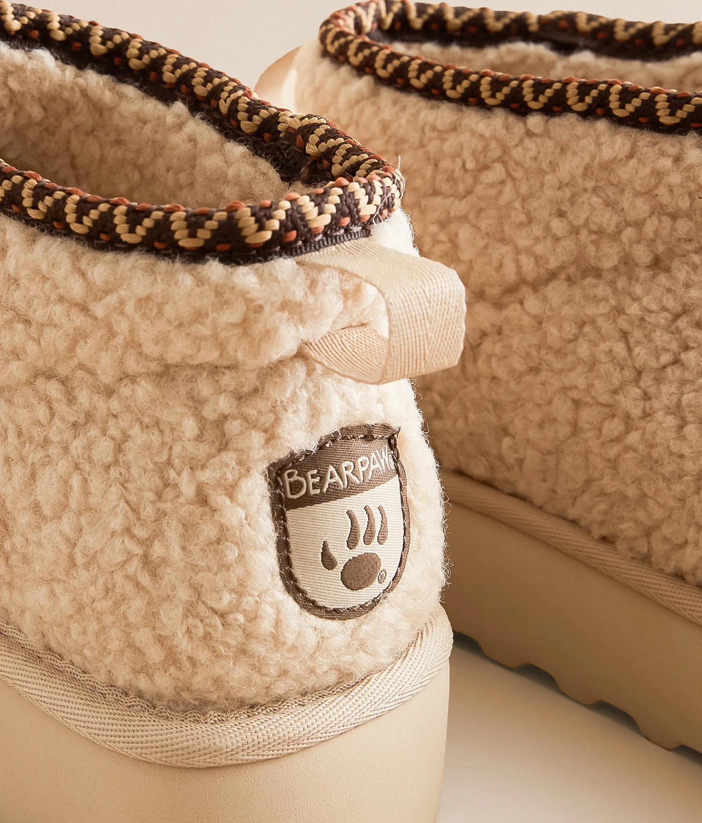 Bearpaw Snuggle Daphne Platform Boot Oat Sale