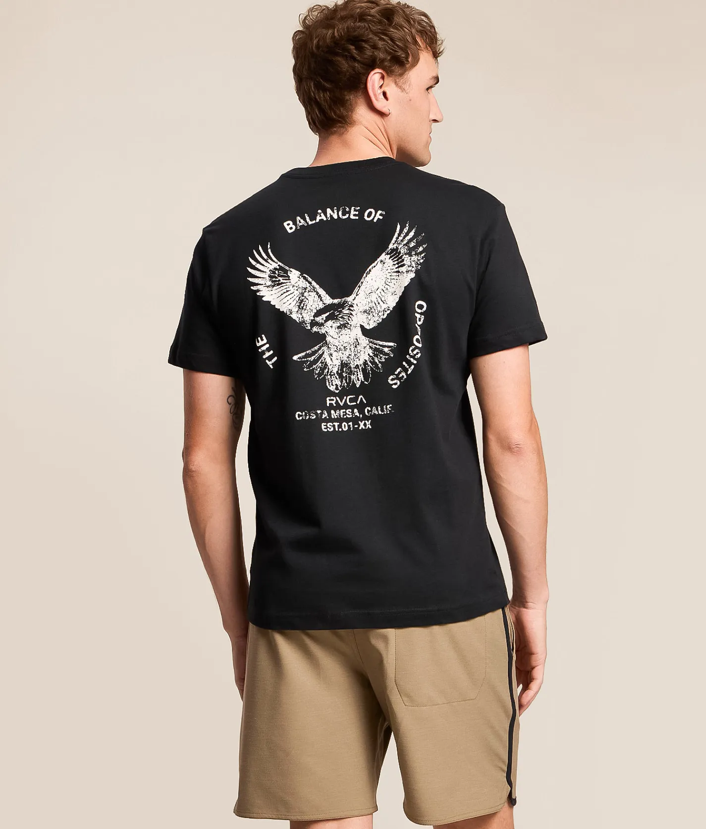 Tops|Graphic T-Shirts | RVCA Soaring T-Shirt Black