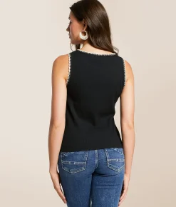Z Supply Social Tank Top Black Best