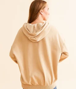 Billabong So Classic Hooded Sweatshirt Khaki Clearance