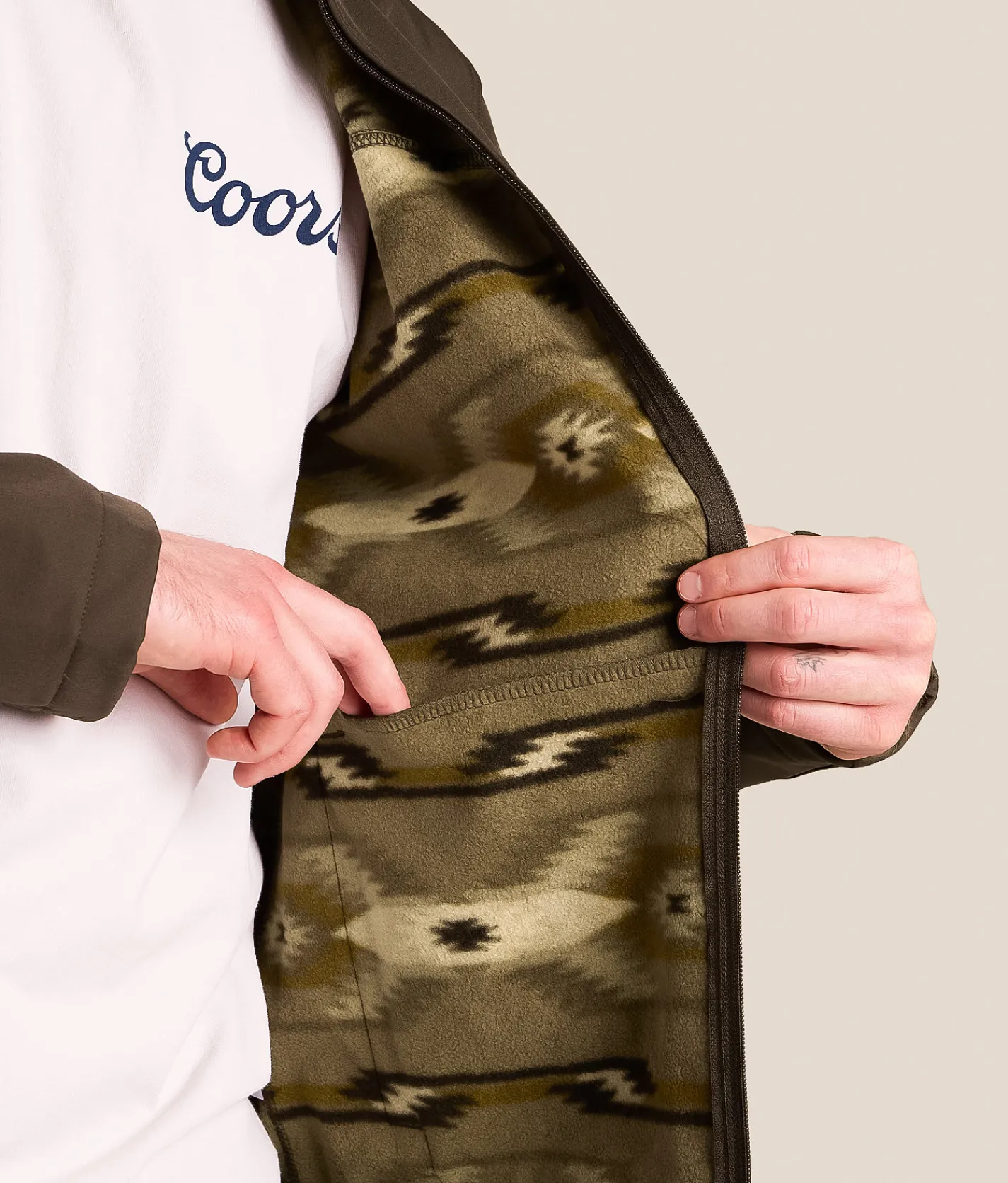 Gentry County Softshell Jacket Mulch Hot