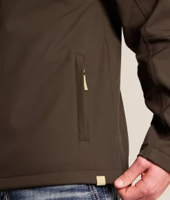Gentry County Softshell Jacket Mulch Hot
