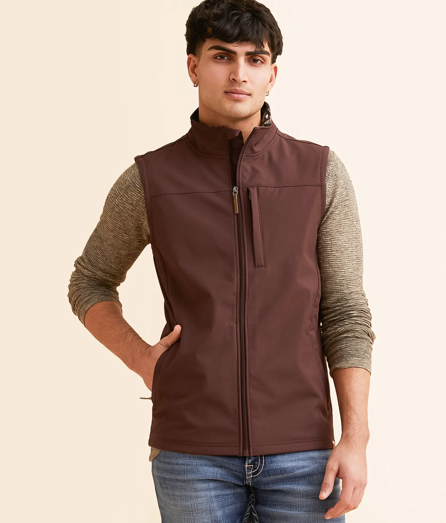 Coats & Jackets | Gentry County Softshell Vest Fudge