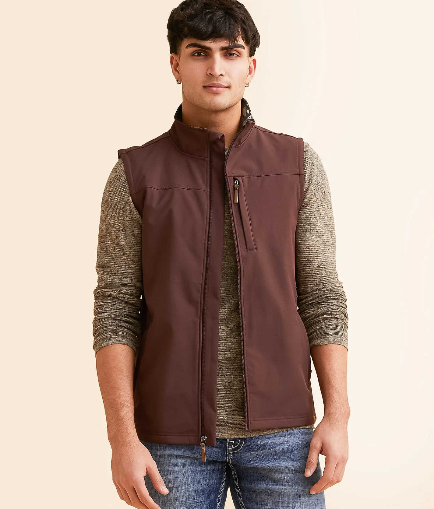 Coats & Jackets | Gentry County Softshell Vest Fudge