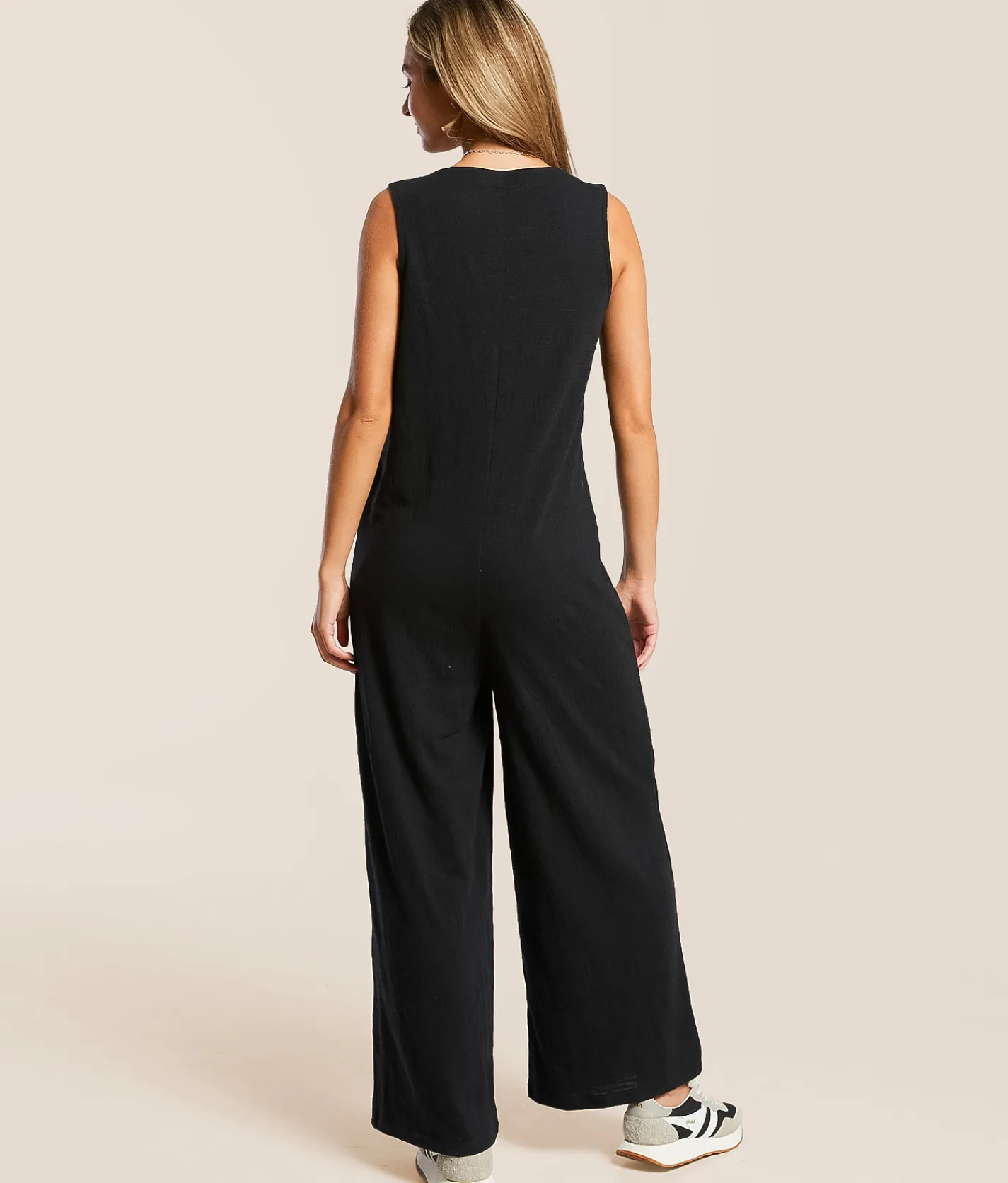Rompers & Jumpsuits | Z Supply Solace Wide Leg Jumpsuit Black