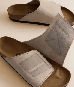 Shoes | Birkenstock® Solana Slide Oyster Suede