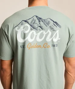 Brew City Solar Coors Banquet T-Shirt Moss Clearance
