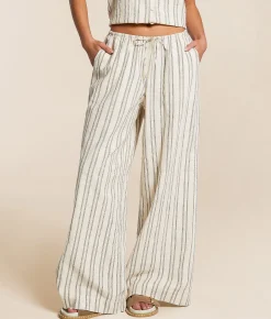 Bottoms | Z Supply Soleil Striped Pant Sea Salt