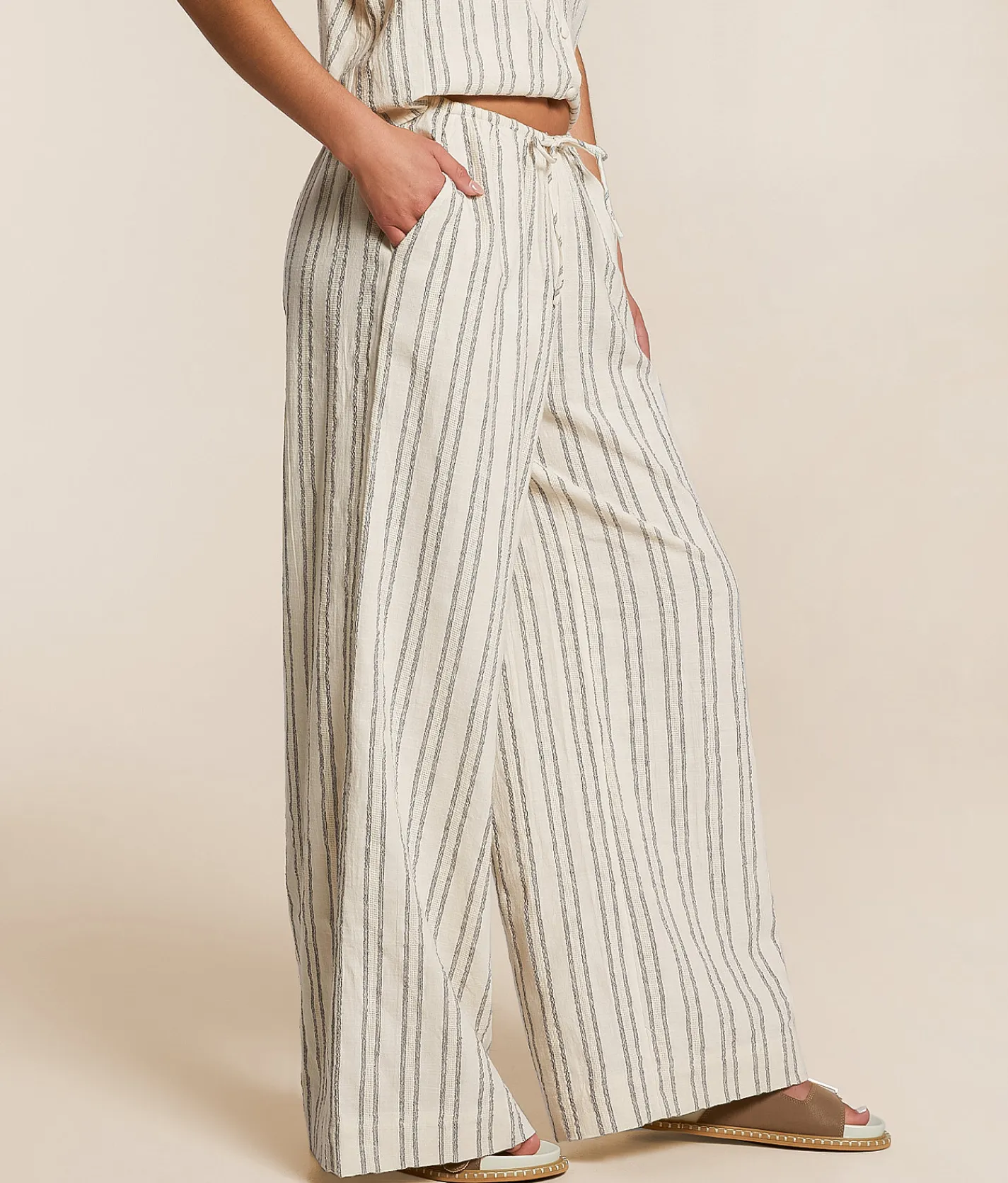 Bottoms | Z Supply Soleil Striped Pant Sea Salt