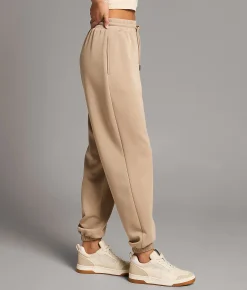 Bottoms | BKE Solid Knit Jogger Cobblestone