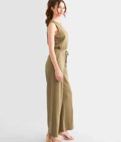 Rompers & Jumpsuits | Davi & Dani Solid Knit Jumpsuit Olive