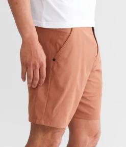 Bottoms|Shorts | Maven Co-op Solid Performance Stretch Short Clay