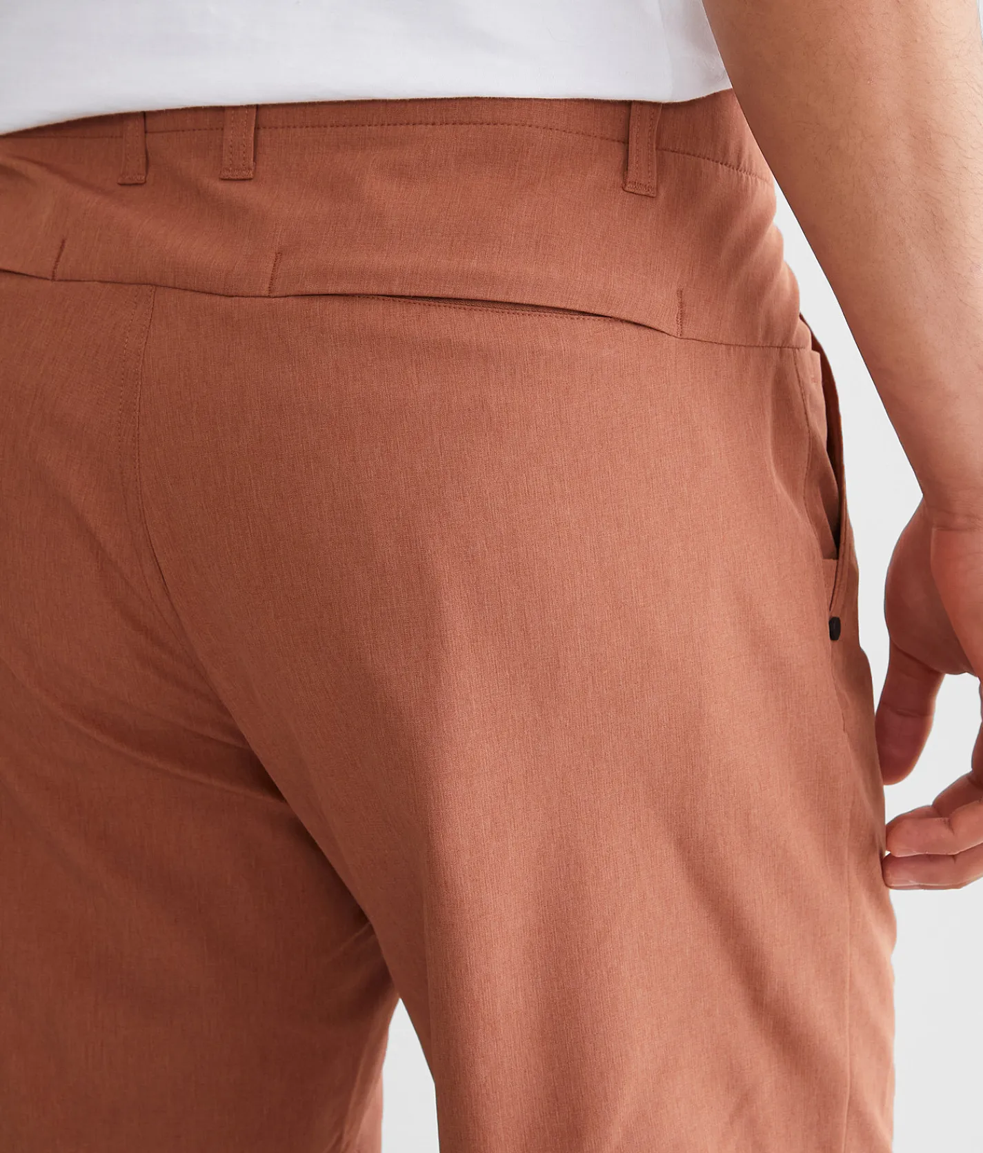 Bottoms|Shorts | Maven Co-op Solid Performance Stretch Short Clay