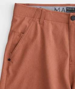 Bottoms|Shorts | Maven Co-op Solid Performance Stretch Short Clay