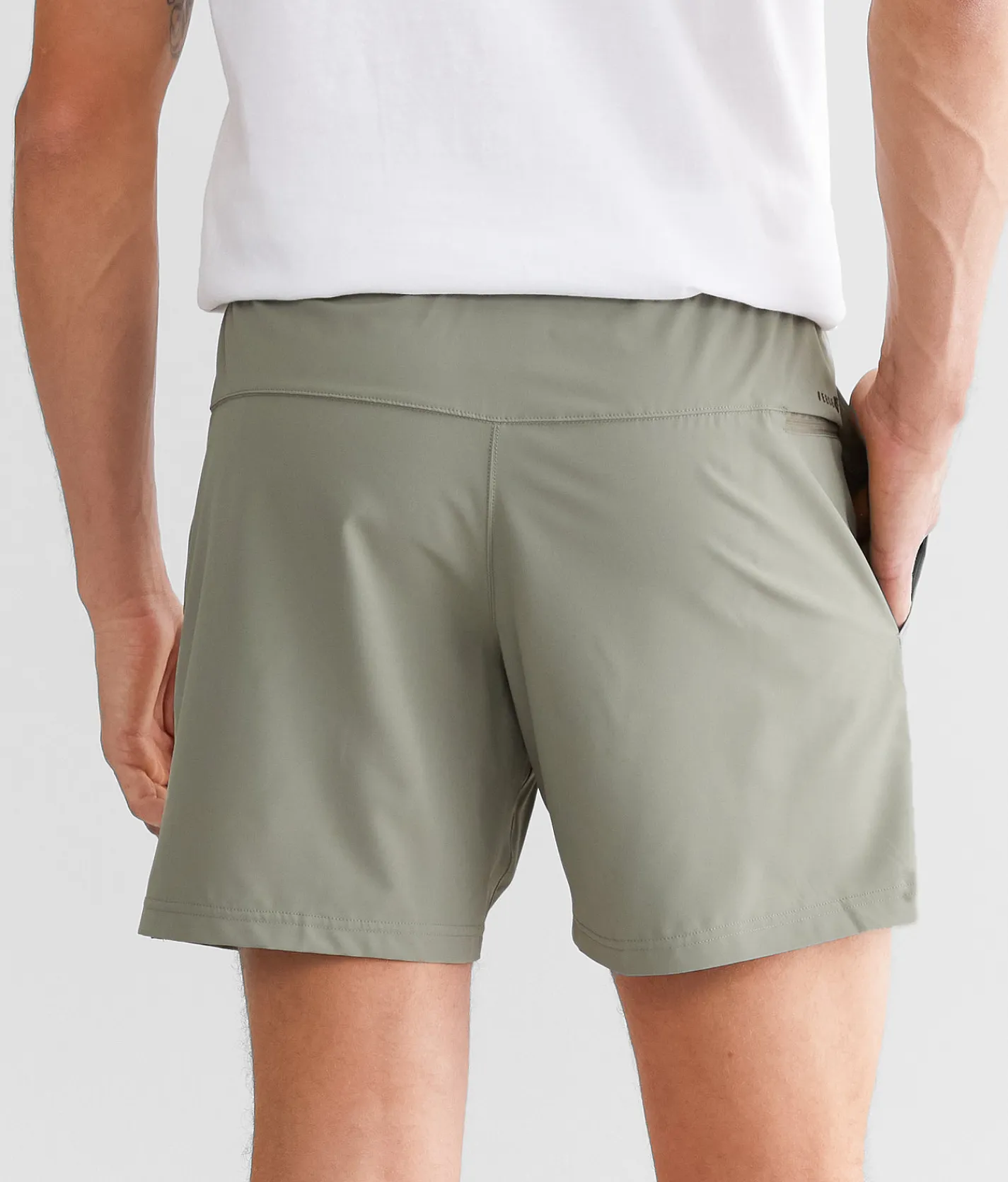 Veece Solid Stretch Short Eucalyptus Discount